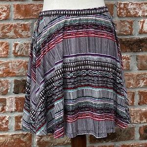 Mossimo multipatterned skater skirt / M / Excellent condition